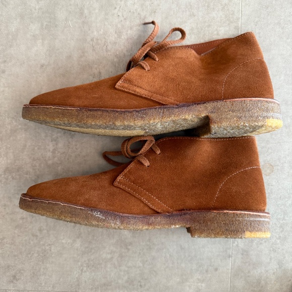 Astorflex Montflex Chukka boot in terracotta suede, men\'s 8